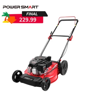 PowerSmart Gas Lawn Mower, 21" 2-in-1 Push Mower with 144cc Engine, Steel Deck - Picture 1 of 7