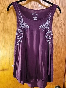 AMERICAN EAGLE Soft & Sexy Tank Top Purple** Medium ** - Picture 1 of 5