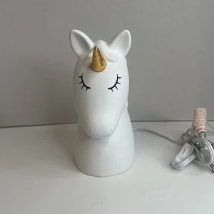 KIDS  CERAMIC UNICORN NIGHTLIGHT- Dream Street - Picture 1 of 4