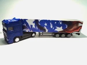 1:87 Malibu DAF Diecast Tractor w/Custom Box Trailer - Picture 1 of 6