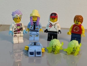 Lego Autentic 5 Various Minifigures Lot Hidden Side Jack Parker J.B. Watt - Picture 1 of 4