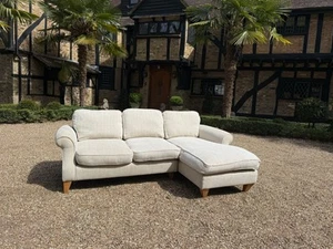 Beige Next Corner Sofa Chaise Lounge - Picture 1 of 7