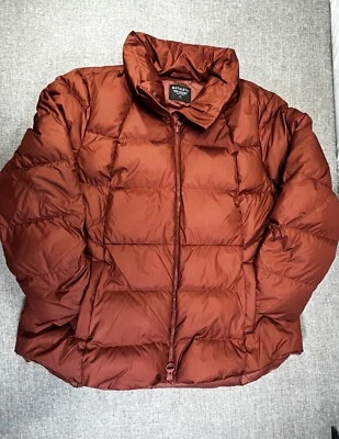 Athleta Downtown Puffer Jacket Mahogany 3X down fill quilted Excellent - Image 1 of 4