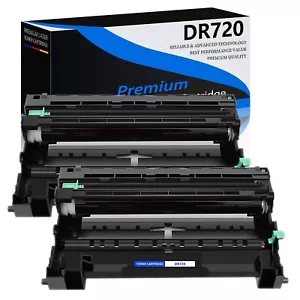 Unidad de batería compatible Brother DR-720 HL-5450DN HL-5470dw HL-6180DW MFC-8510DN 2PK - Imagen 1 de 24
