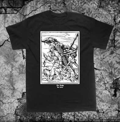 Memento Mori Shirt -  Hans Holbein Dance of Death Remember Skull Skeleton Occult - Image 1 of 4