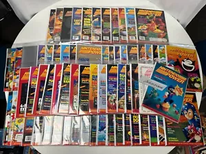 RIESIGES 66 Magazine Lot - NINTENDO POWER - VINTAGE VIDEOSPIEL AUSGABEN #1 Poster ++ - Bild 1 von 12