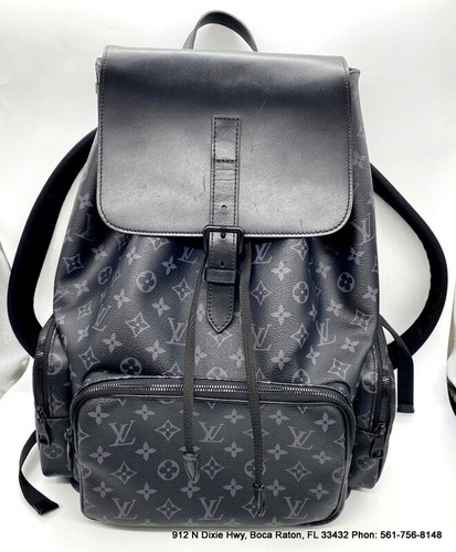 LOUIS VUITTON（LV） Louis Vuitton Trio Zaino Monogram Eclipse Tela Nero M45538 LV