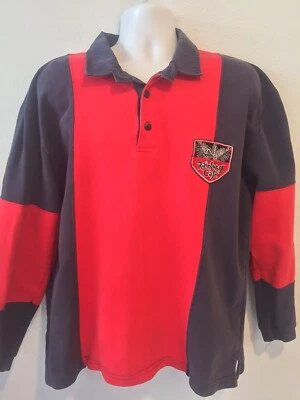 Camisa estilo rugby vintage Rainforest Café adulto tamaño mediano bloque de colores Foto 1 de 4