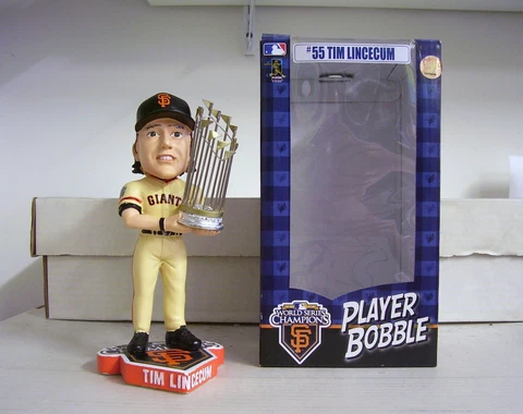 Tim Lincecum 2012 World Series SF GIANTS Bobble San Francisco Giants Bobblehead Cover