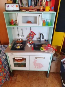 Kinderküche HOLZ IKEA Spielküche mit Zubehör - Bild 1 von 13