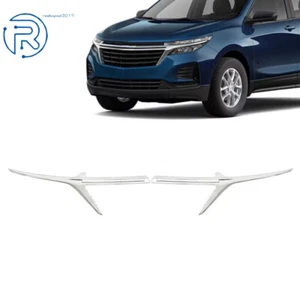 Rejilla delantera cromada izquierda+derecha moldura para Chevrolet Equinox 2022 2023 - Imagen 1 de 12