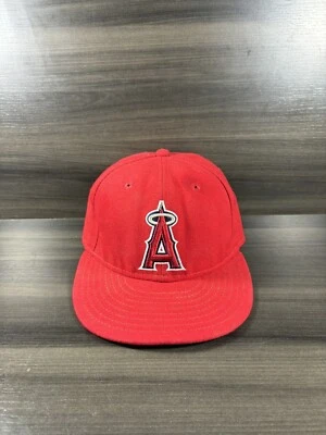 Los Angeles LA Anaheim Angels New Era 59FIFTY Hat MLB Cap Size 6 7/8 Made In USA - Image 1 of 4
