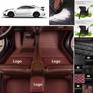 For Lexus RC LC SC Car Floor Mats Luxury Carpets Handmade Liners Auto Waterproof - Imagen 1 de 16