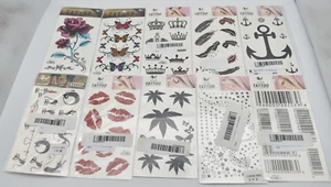 King Horse Tattoo Temporary Body Art / Rose / Crosses / Butterflies / Feathers - Bild 1 von 36