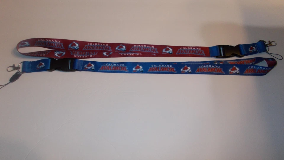 Dos cordones Colorado Avalanche NHL impresos en ambos lados 25" envío gratuito Foto 1 de 1