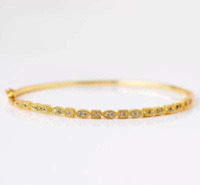 SHASHI Jasmine Cuff Bangle Bracelet Rose Gold Silver Gold Anthropologie MSRP $88 - Image 1 of 4