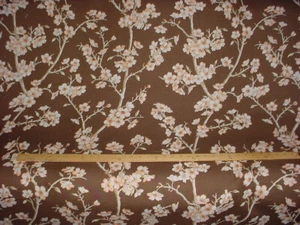 8Y Kravet Barbara Barry Bloom Fudge Plum Blossom Print Upholstery Fabric - Picture 1 of 4