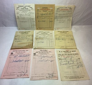 9 recibos publicitarios de la década de 1950 Pride Seed Maíz Minnesota pinturas Chippewa Falls WI - Imagen 1 de 11