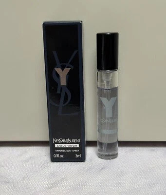 YSL Yves Saint Laurent Y Eau de Parfum Deluxe Muestra Spray .1oz, 3ml Nuevo en Caja Foto 1 de 4