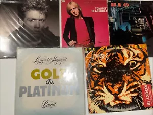Lot Of 5 Used Rock N Roll Vinyls Tom Petty, Bryan Adams, Lynyrd Skynyrd See Pics - Picture 1 of 24