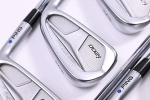 Ping i200 Irons / 4-PW / Blue Dot / Regular Flex Ping CFS Distance Shafts - Picture 1 of 7
