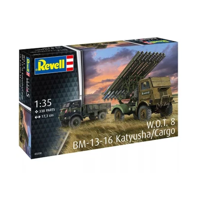 W.O.T.8 BM-13-16 KATYUSHA/CARGO KIT 1:35 Revell Kit Mezzi Militari Modellino Nuo - Immagine 1 di 4