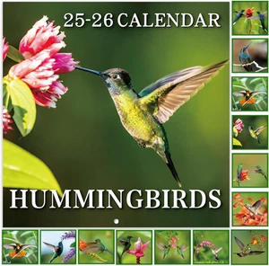 2025-2026 Wall Calendar - Calendar 2025-2026, Jul. 2025 - Dec. 2026, Hummingbird - Picture 1 of 12