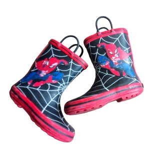 Spiderman Rain Boots (Toddler/Little Kid), Black, Size 12 Mint Condition - Picture 1 of 8