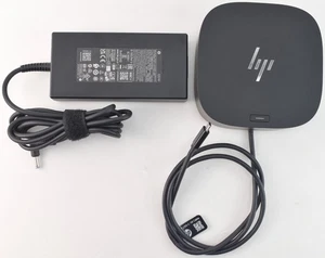 HP 4K USB-C/A Universal Dock G2 With AC Adapter - Picture 1 of 7