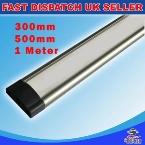 300 mm schmale LED starre Leiste Verbindung Unterschrank Leuchten mit Armatur Touch dimmbar - Bild 1 von 10
