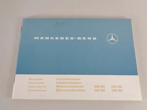 Wartungsheft blanko Mercedes Industriemotoren OM 401 / 402 / 403 / 404 08/1974 - Bild 1 von 3