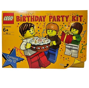 Vintage Lego Birthday Party Kit 852998 Set for 10 Guests COMPLETE set Retired - Picture 1 of 14
