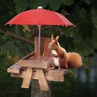 Eichhörnchen-Tischfutterspender, Holz-Picknicktisch-Futterspender, lustig,