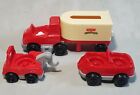 3 X Fisher Price Little People Vehicles 1995 - 2003 Toy Horse Float Truck Car 