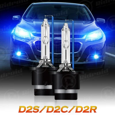 Set of 2 8000K D2S D2R D2C HID Xenon Bulbs Factory Headlight HID Replacement Kit - Image 1 of 4