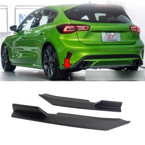 Unpainted FRP Rear Side Splitter Fits For Ford 22-25 Focus 4th Wagon ST Model - Bild 1 von 7