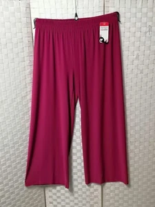 Magna 48/50 Hose pink fuchsia Marlenehose NEU bequemer Rundumgummizug - Picture 1 of 4