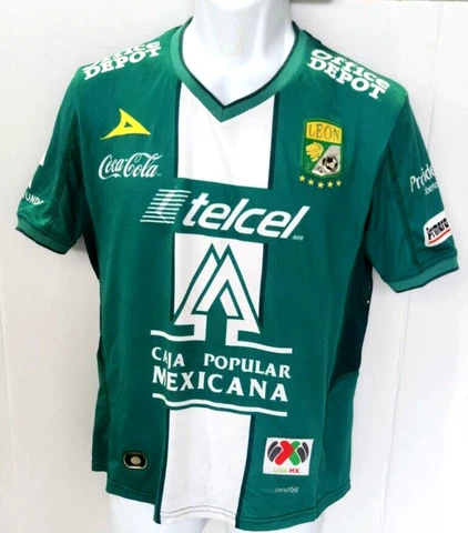 Leon FC Jersey 100% Authentic Pirma Size Medium #18 2013-2014 Cover