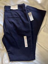 NWT Womens GAP Straight Khaki Pants Marine Blue - Khakis By Gap Size 4 Reg  D29