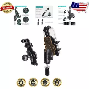 Heavy-Duty Motorcycle Fork Stem Phone Holder: Advanced Vibration Protection - Picture 1 of 9