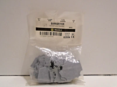 *NEW* (20PCS)  SQUARE D 9080 TYPE MFEM8S SERIES A BARRIER *60 DAY WARRANTY* - Image 1 of 4