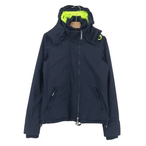 SUPERDRY Damen Windjacke Kapuzen Wasserdicht Jacke Mantel Größe S - Bild 1 von 10