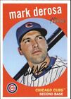 2008 Topps Heritage Chicago Cubs Baseball Card #96 Mark Derosa