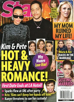 STAR Magazine November 22 2021 Kim Kardashian Pete Davidson Britney Spears - Image 1 of 2