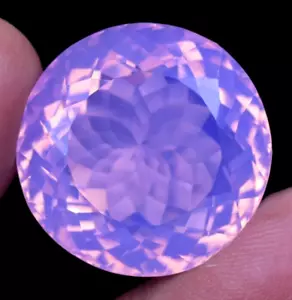 Piedras preciosas sueltas de corte redondo australianas Welo ópalo rosa grande 78,40 quilates @ regalos para mujeres - Imagen 1 de 7