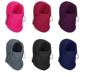 Balaclava Berretto Sci Outdoor Termico Cappello Moto Antivento Pile Caldo Morbido - Foto 1 di 13