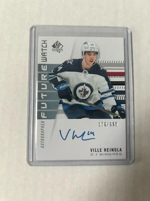 2019-20 SP AUTHENTIC FUTURE WATCH AUTOGRAPHED VILLE HEINOLA 170/999 #189 - Image 1 of 2