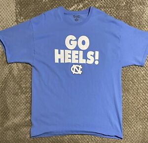 Champion Athletic University UNC Tar Heels Go Heels! T-shirt Size XXL