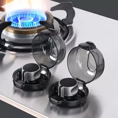 2Pcs Gas Stove Switch Protective Cover Kitchen Safety Locks Stove Knob Covers • 12.39$
