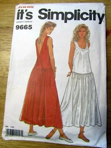 SIMPLICITY SEWING PATTERN NO. 9665 LADIES DRESS SIZE BUST 32-42INS. - Picture 1 of 1